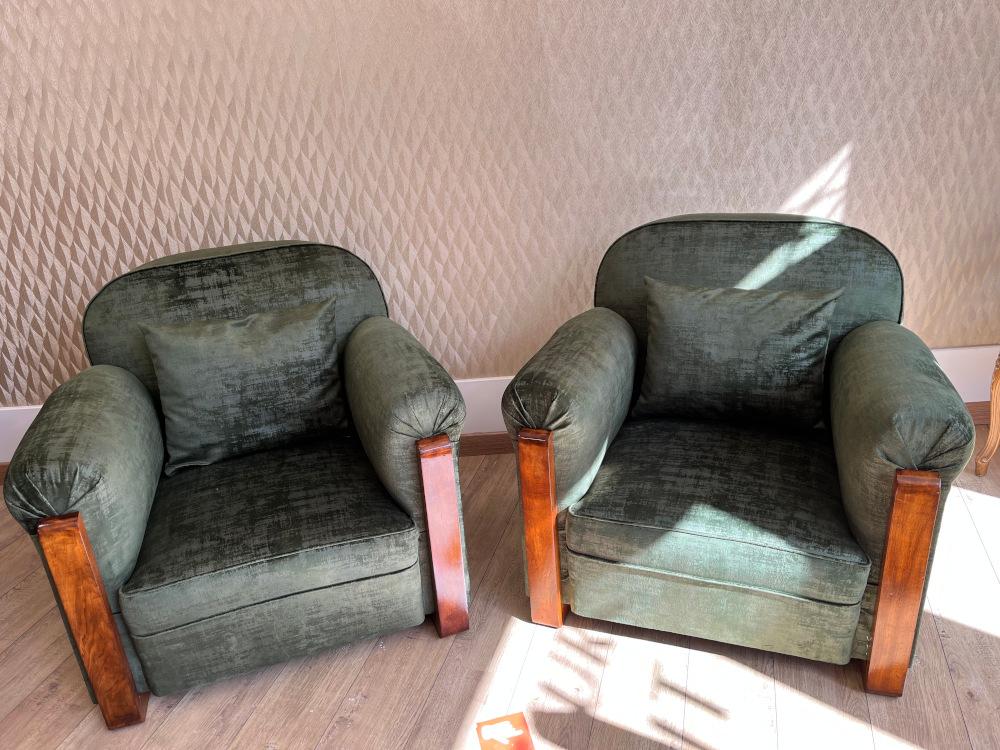 Fauteuil des années 30 restauré