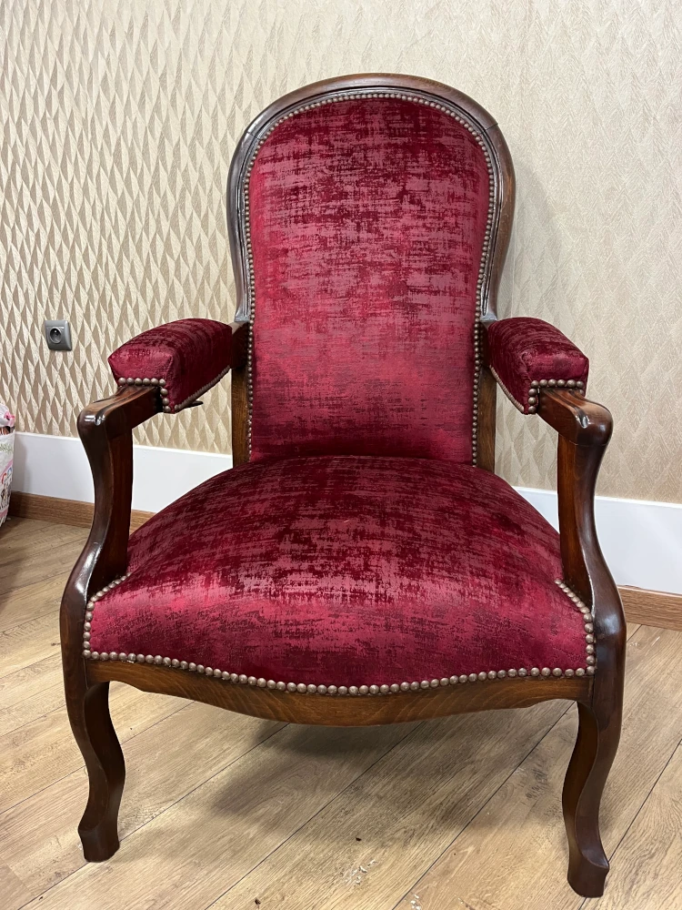 Rénovation d'un fauteuil Voltaire